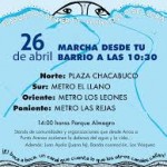 Detalles de la Marcha.