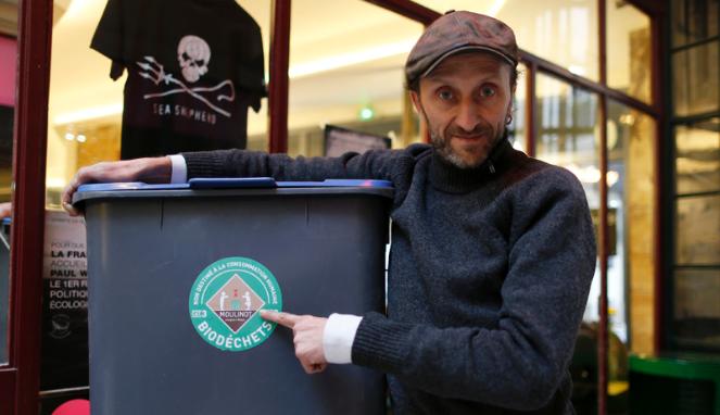 Restaurantes parisinos reciclan desechos orgánicos para hacer biogás