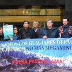 Dirigentes en Ministerio de Medio Ambiente. 