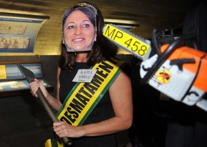 Con esta foto circuló la petición a Dilma Rousseff para que no la nombrara ministra. 